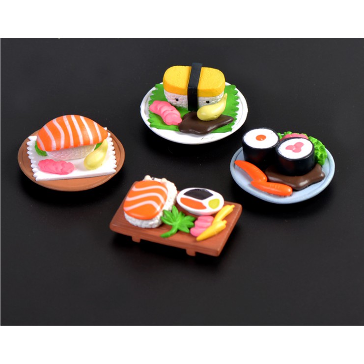 Giảm giá Mô hình món ăn sushi kích thước 1.7 x 4.8cm để trang trí tiểu  cảnh, bonsai, nhà búp bê - BeeCost