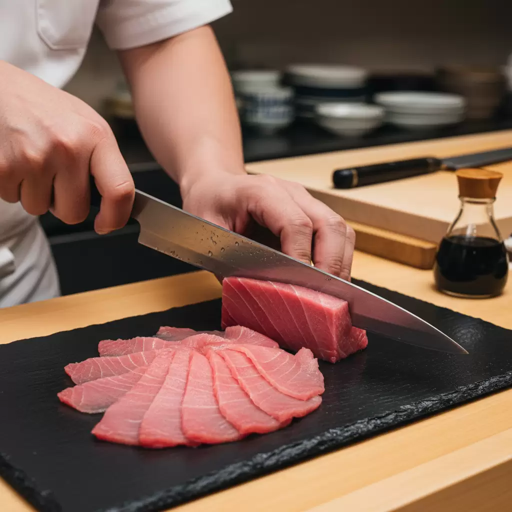 Kỹ Thuật Cắt Sashimi (Otsukuri): Nghệ Thuật Ẩm Thực Tinh Hoa Của Nhật Bản