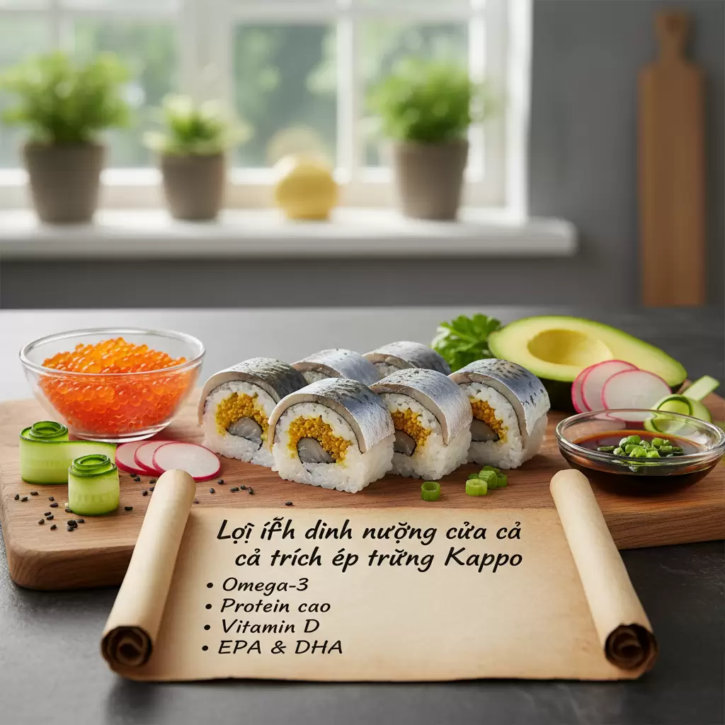 5 Lý Do Sashimi Cá Trích Ép Trứng (Kappo) Trở Thành Xu Hướng Ẩm Thực Được Yêu Thích Nhất 2026