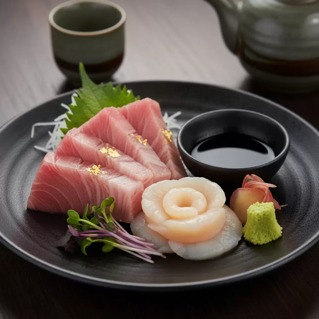 Cá Ngừ và Sò Điệp là hai lựa chọn hàng đầu về hương vị và độ an toàn khi làm Sashimi